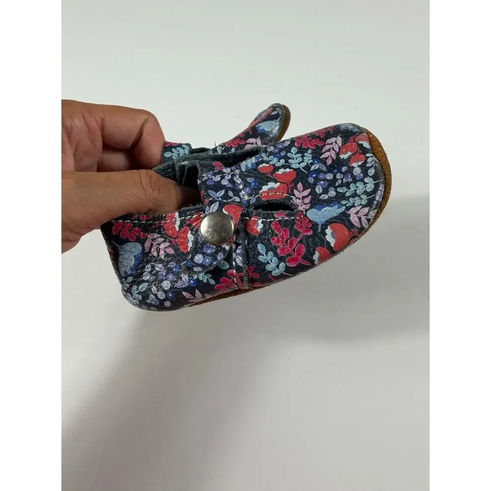 Mon Petit Handmade Shoes Liberty London Limited Edition T-Strap Leather size 5